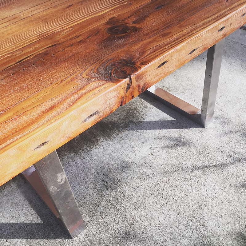 rustic-wood-coffee-table-furniture-concrete-floor-8TJWHCR